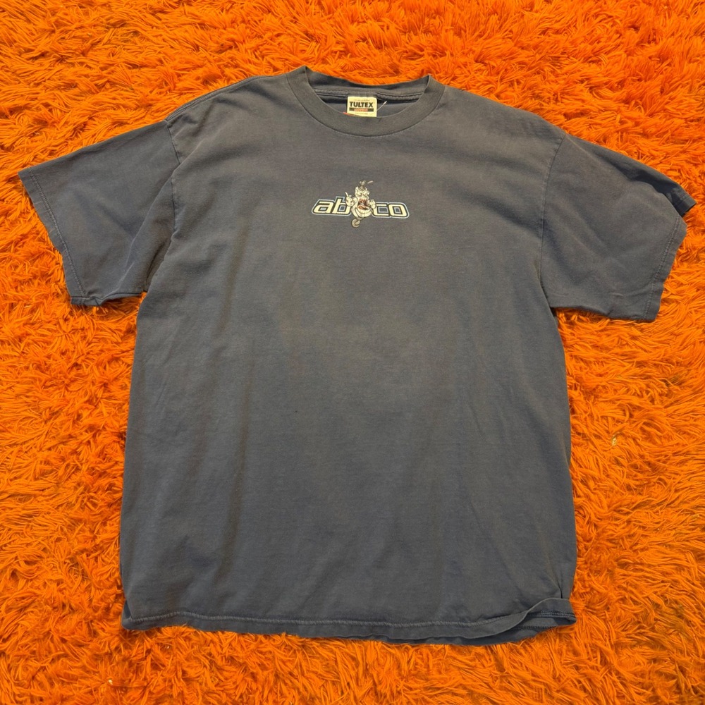 Vintage Tultex Urinal Lotta Trouble Graphic T-Shirt Blue XL ab co Streetwear